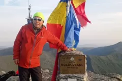 Na szczycie Moldoveanu