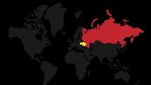 Mapa Rosji i Ukrainy