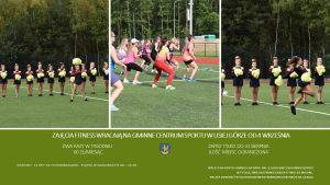 Informacja o rozpoczynających się zajęciach Fitness na Centrum Sportu w Lisiej Górze od 4 września 2023
